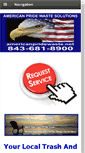 Mobile Screenshot of americanpridewaste.net